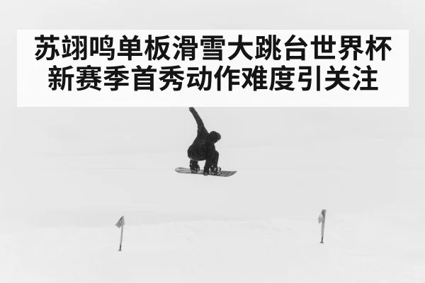 苏翊鸣单板滑雪大跳台世界杯新赛季首秀动作难度引关注 - kaiyun